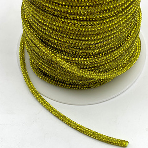 Lacets de chaussures Bling Bling 3,5 mm-3,8 mm, lacets décoratifs en cristal, lacets en <span class=keywords><strong>strass</strong></span>, accessoires de chaussures en verre pour bricolage - Product Image 5