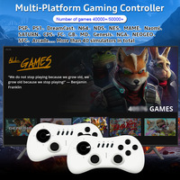 Consola de Videojuegos Y1 de 64GB/128GB con 40000 Juegos, Caja de Juegos HD para TV, Dos Controles para PS1/PPSPP/MAME Arcade, Joystick Inalámbrico
