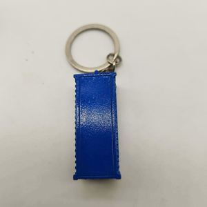 Porte-clés en alliage de zinc pour conteneur maritime, logo personnalisé, porte-clés en métal pour camion de fret, cadeau promotionnel pour les entreprises de logistique - Product Image 3