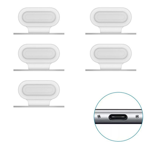 High Elastic Silicone Type-C Dust Plugs Silicone Dust Plug Usb C/Type C Charging Port Protector Plug Anti-Dust Cover Stopper