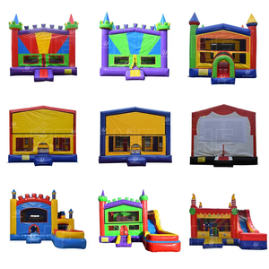 Château gonflable commercial pour adultes de 18 pieds x 16 pieds <span class=keywords><strong>avec</strong></span> toboggan aquatique gonflable et <span class=keywords><strong>piscine</strong></span> - Product Image 6