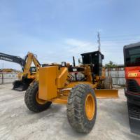 Niveleuse à moteur CAT 140H d'occasion, Caterpillar 140H d'origine, matériel de construction routière à vendre