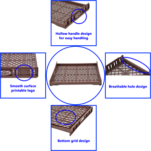 JOIN <span class=keywords><strong>Bread</strong></span> Tray <span class=keywords><strong>Display</strong></span> Rack 550mm Largura Design Empilhável Bulk Order Fabricante Direto - Product Image 3