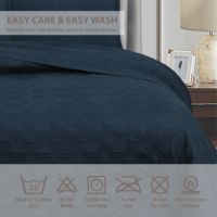 Ensemble de couette Besta, design géométrique ultrasonique, style européen et américain, rembourrage en polyester, 3 pièces, technologie Pinsonic