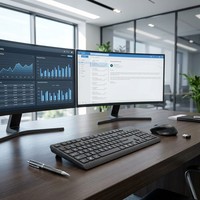 Set Keyboard dan Mouse Nirkabel Profesional Desain Ergonomis Senyap untuk Kantor, Pembuatan Konten, Hiburan Rumah 2026