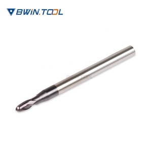 2 flautas de velocidad Tigre carburo bola nariz final herramienta de fresado cortador de metal - Product Image 5