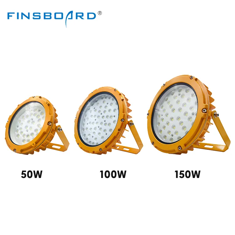 New Product Explosion Proof Lamp Outdoor Indoor Ip65 Waterproof 50w 100w 150w Led Explosion Proof High Bay Light