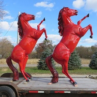 D'animaux de jardin, sculptures en résine fibre de verre, taille de vie personnalisée, 12 pièces