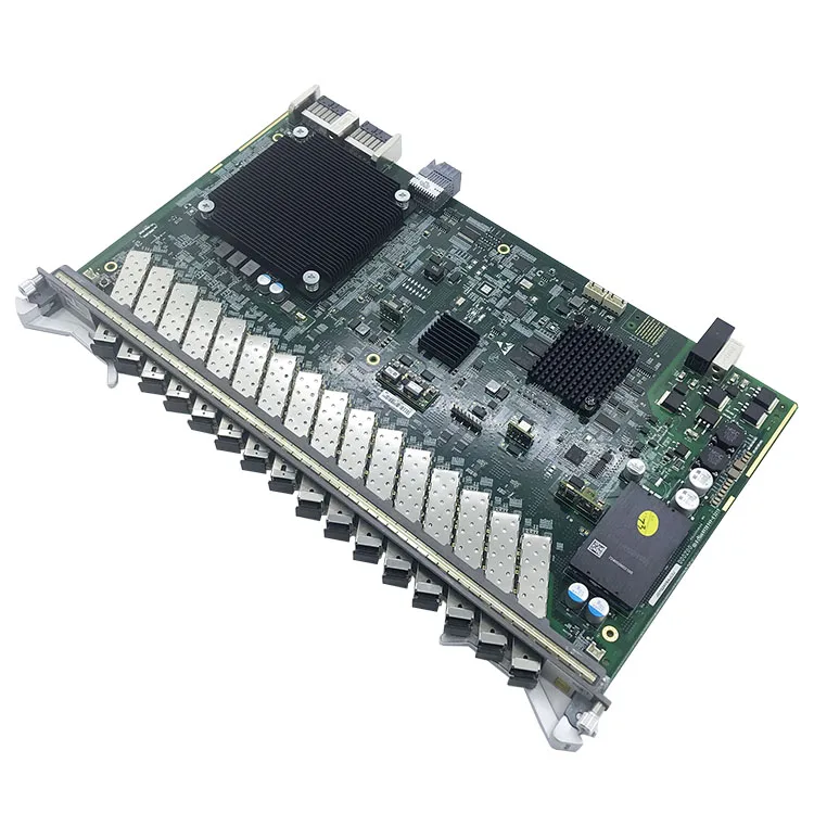 ZTE 16 port GPON card ZXA10 GFGH with 16 C+ SFP modules for OLT C600