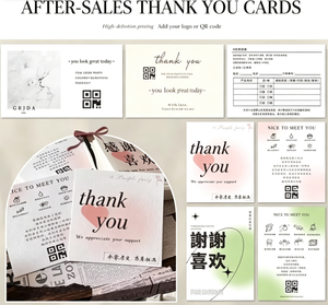 Servizio di Stampa di Biglietti in Cartoncino Texturizzato Premium Personalizzati per Ringraziamenti Aziendali con Logo - Product Image 4
