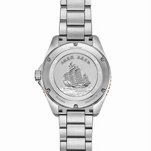 Beijing Zheng He's Treasure Ship Watch Gradient Green Reloj automático Mecánico Acero inoxidable Business 20ATM Impermeable Hombre - Product Image 4