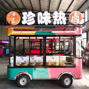 Camion de restauration de rue extérieur / Chariot à glaces / Chariot mobile à hot-dogs / Remorque alimentaire / Chariots de restauration rapide de Chine - Product Image 4