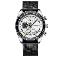 Montres-bracelets Titan de luxe pour hommes femmes mouvement à Quartz numérique étanche avec affichage du cadran du pointeur d'affaires Guangzhou Skmei