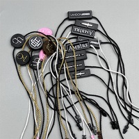 Vente flash : étiquette de suspension en plastique ronde avec cordon en corde, étiquette de suspension pour chaussures, montres, vêtements, avec logo en relief 3D