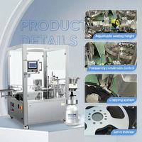 Machine de remplissage automatique de haute précision pour huiles et poudres, de 5 ml à 50 ml, pour ligne de production de flacons en verre