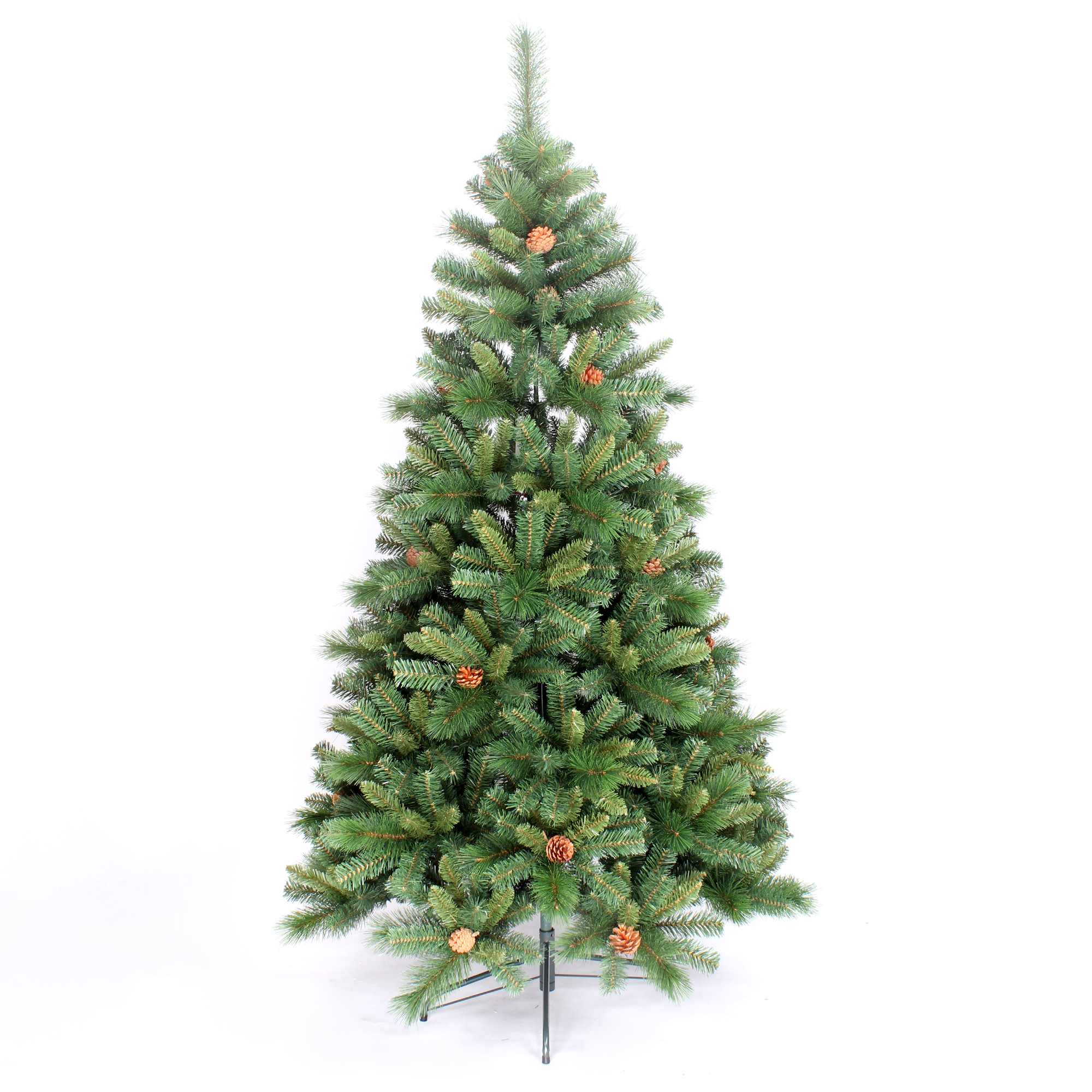 2022圣诞节室内圣诞树5英尺pvc   松针铰链人造圣诞树装饰
