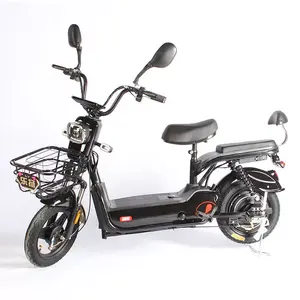 Bicicleta Eléctrica doble de 14 pulgadas, patinete eléctrico de 48V y 350W, venta directa de fábrica