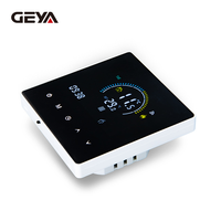 Termostato Inteligente GEYA AC90V~240V 3A con Pantalla LCD a Color, Control Táctil, Calentamiento de Agua Eléctrico, Función de Bloqueo, Resistente al Fuego