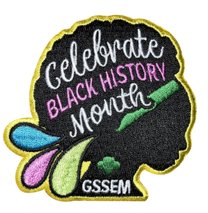 Tùy Chỉnh Màu Đen Afro Lady Thêu Sắt Trên Bản Vá Thiết Kế Đính Cườm Hoa Và Hình Trái Tim Cho Hat Trang Trí Vải Vật Liệu Chính - Product Image 5