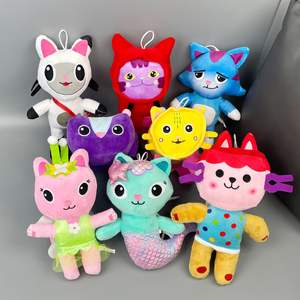 Figura <span class=keywords><strong>de</strong></span> Peluche <span class=keywords><strong>de</strong></span> Gabby's Dollhouse, Gato Sirena <span class=keywords><strong>de</strong></span> <span class=keywords><strong>la</strong></span> Temporada <span class=keywords><strong>de</strong></span> Gabby's Dollhouse, Origen China, Modelo 10431, Relleno <span class=keywords><strong>de</strong></span> Algodón PP, 0-10 cm - Product Image 1