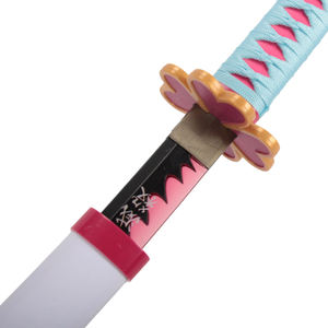 Espada <span class=keywords><strong>de</strong></span> Anime <span class=keywords><strong>de</strong></span> alta calidad recargable Demon Killer Kanroji <span class=keywords><strong>Mitsuri</strong></span>, accesorios <span class=keywords><strong>de</strong></span> Cosplay, espadas Katana LED luminosas para jugar a Cosplay - Product Image 4