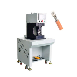 5500W Semi Automatic 50T Servo Terminal Crimping <b>Machine</b> 2.5–300 mm² Large Square Wire Terminal Crimping Tool with Factory Price - Product Image 4