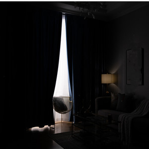 Couleur Pure lumière luxe <span class=keywords><strong>baroque</strong></span> tissu de rideau occultant jacquard rideau <span class=keywords><strong>rideaux</strong></span> sur mesure pour balcon, salon et chambre. - Product Image 6