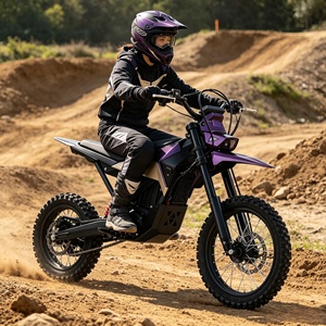 Motocicleta Eléctrica Profesional de Carreras Todoterreno, Resistente al Agua IPX6, Motor de Reducción, Función de Auto Wheelie, Motocross para Adultos - Product Image 3