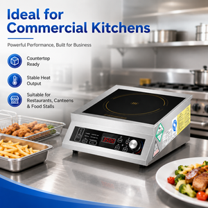 Commercial 3500W Electric Flat Induction Cooker Professional Stainless Steel Flat Fryer for Restaurant Kitchen Equipment - Product Image 6