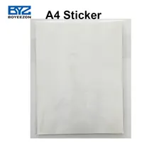 custom white numbering sticker,sheet number a4