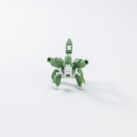Service MGT FDM : Mini canon vert imprimé en 3D pour enfants, en ABS/PC, service de prototypage rapide, personnalisable pour l'usinage