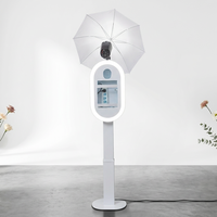 Meilleures Ventes 2025 : Kiosque à Selfie avec Anneau Lumineux LED, Support Photo Booth Portable pour iPad avec Télécommande