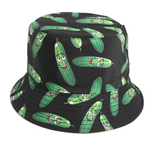 Chapeau Bob Unisexe Imprimé Légumes Impression Numérique Extérieur Printemps Été Polyester Toile Pour Hommes Femmes Étudiants - Product Image 5