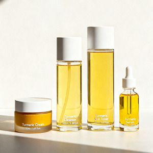 ชุดดูแลผิวหน้าขมิ้นออร์แกนิกป้องกันสิวเพื่อผิวขาวช่วยให้ผิวเปล่งปลั่งสุขภาพดีฉลากตามต้องการ - Product Image 3