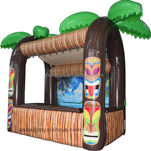 Stand publicitaire promotionnel Océanie, bar tiki tropical gonflable, kiosques <span class=keywords><strong>de</strong></span> jungle gonflables, stand gonflable - Product Image 2