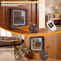 Porte Intelligente pour Chat, Porte Connectée pour Animaux de Compagnie, Détection Radar RFID, Porte Électrique Intelligente pour Chat, Direction d'Entrée/Sortie Contrôlable, Prise en Charge ODM OEM