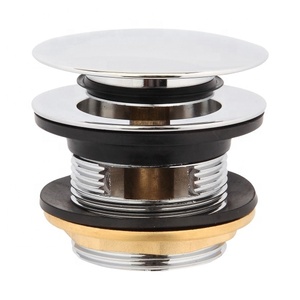 Nhà Máy bán hàng 1 1/2 "kích thước phụ kiện thiết kế phòng tắm tràn bồn rửa chất thải lớn Bìa Pop Up drainer cho bồn tắm - Product Image 1