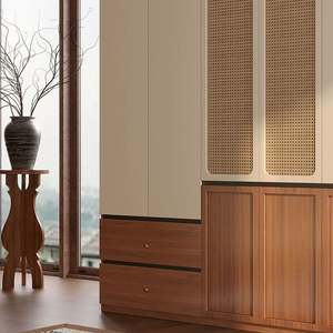 Armario Moderno Clásico a Medida, Mueble de Madera Maciza Resistente para Apartamento, con Gran Capacidad para Dormitorio o Sala de Estar - Product Image 4