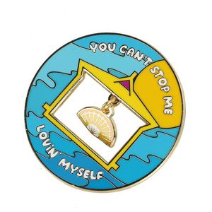 Logo personnalisé en laiton pour broche de revers, design mignon avec émail souple et dur pour casquettes, artisanat métallique, vente en gros - Product Image 4