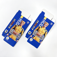 Boîte en carton blanc brillant découpée sur mesure, écologique, avec logo personnalisé, pour l'emballage de protecteurs d'écran de smartphone