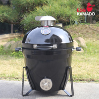 Gril en émail à double couche, vente en gros, dernier design, meilleures ventes, gril en fer de 14 pouces, barbecue portable au charbon de bois pour l'extérieur