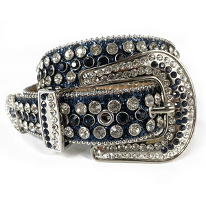 Personnalisé Bling Bling Strass Diamant Ceintures Western Cowgirl Cristal clouté Pu <span class=keywords><strong>Ceinture</strong></span> En Cuir pour Hommes Cinto De Strass - Product Image 3