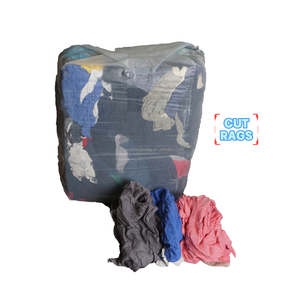 Piezas de corte Trapos de algodón de colores mezclados Limpiaparabrisas Trapo Industrial Multicolor 100% <span class=keywords><strong>Camiseta</strong></span> De Algodon 10 Kg <span class=keywords><strong>Camiseta</strong></span> Trapos de limpieza - Product Image 2