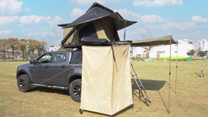 Popup Car <b>Tent</b> SUV Top Mounted Roof Sleeping Camping <b>Tents</b> Rooftop New Arrival Automatic Opening Aluminium Hard POER Truck Canop - Product Image 6