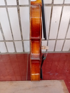 Haute qualité 406mm fait à la main alto table en épicéa européen dos en érable flammé beau son prix de gros Luthier expérimenté - Product Image 3