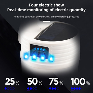 Dual Source Solar Camping <b>Lamp</b> With USB Charging And Power Display For Outdoor Use - Product Image 4