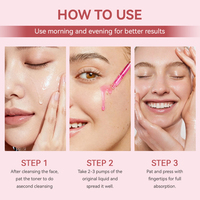 Sérum Visage Bio Végan Anti-Taches Hydratant Raffermissant Éclaircissant Anti-Âge Blanchissant au Peptide de Cuivre Rose