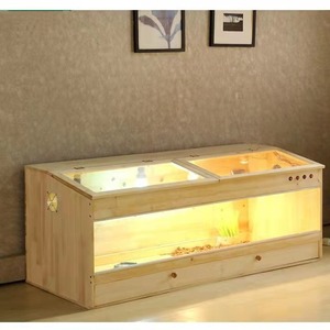 Boîte d'élevage en bois pour poulets, incubateur spécial en bois pour l'élevage et l'élevage en milieu naturel des lézards et des hamsters, sans… - Product Image 2