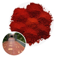 Pavé brique colorant oxyde de fer peinture caoutchouc colorant couleur brique béton ciment asphalte
