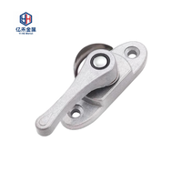 Ensemble de verrouillage de poignée de fenêtre coulissante en plastique moderne serrure de lune pour accessoires de quincaillerie de porte et de fenêtre pour hôtels-vente en gros d'usine